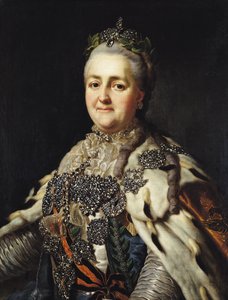 Portret van Catharina II (1729-96) van Rusland